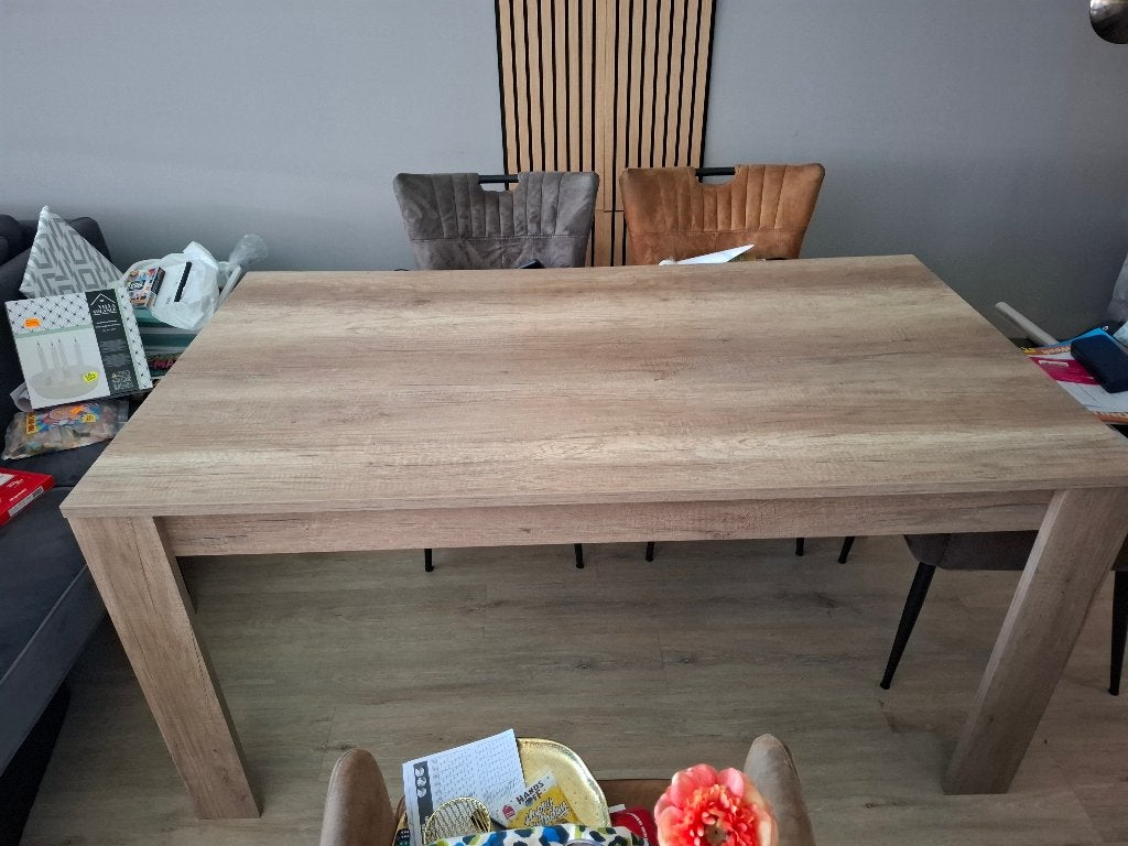 Eettafel, Ophalen, 50 tot 100 cm, Zo goed als nieuw, Vijf personen of meer