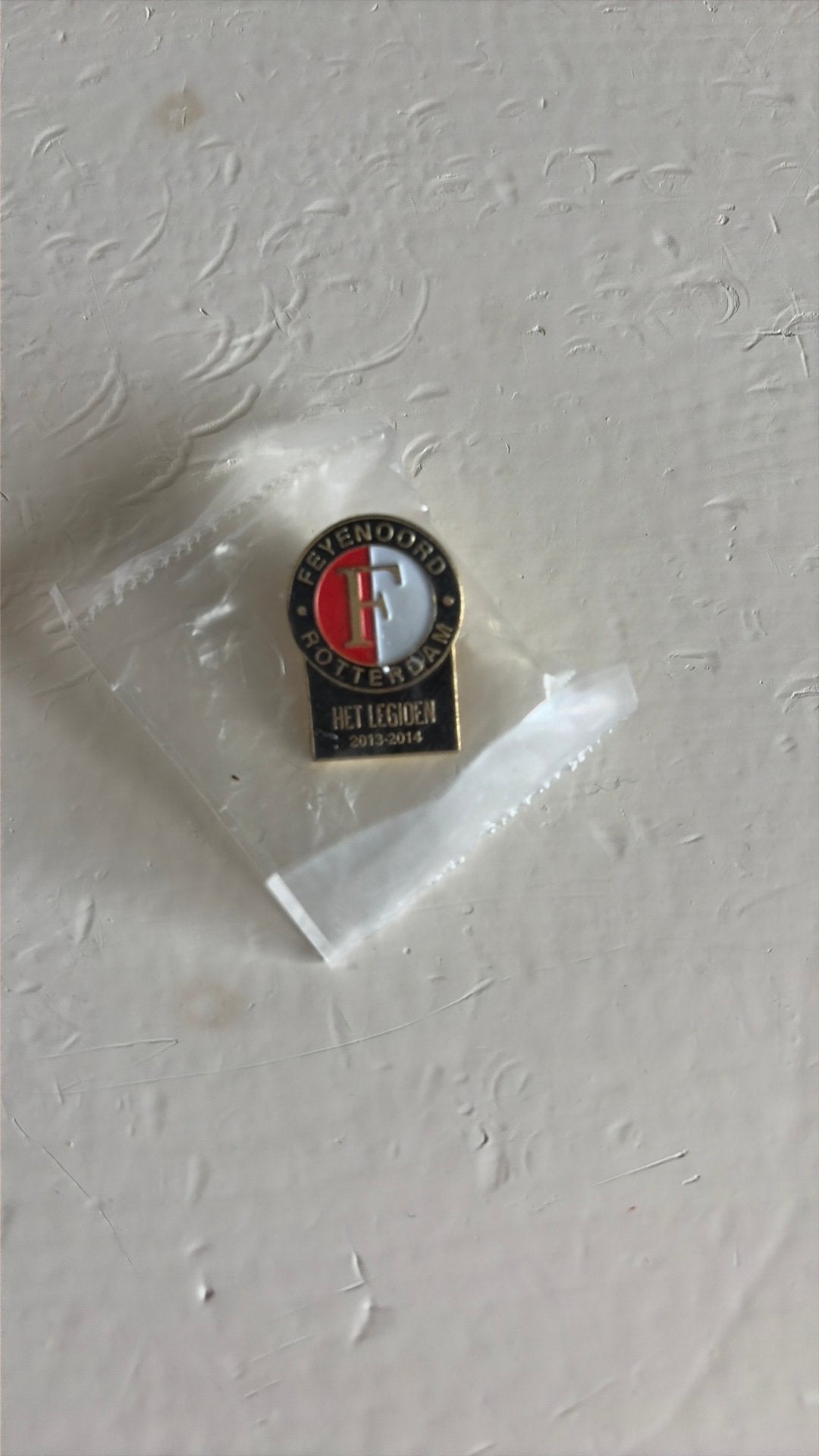 Feyenoord pin 2013/2014, Verzamelen, Speldjes, Pins en Buttons, Ophalen of Verzenden, Zo goed als nieuw, Sport