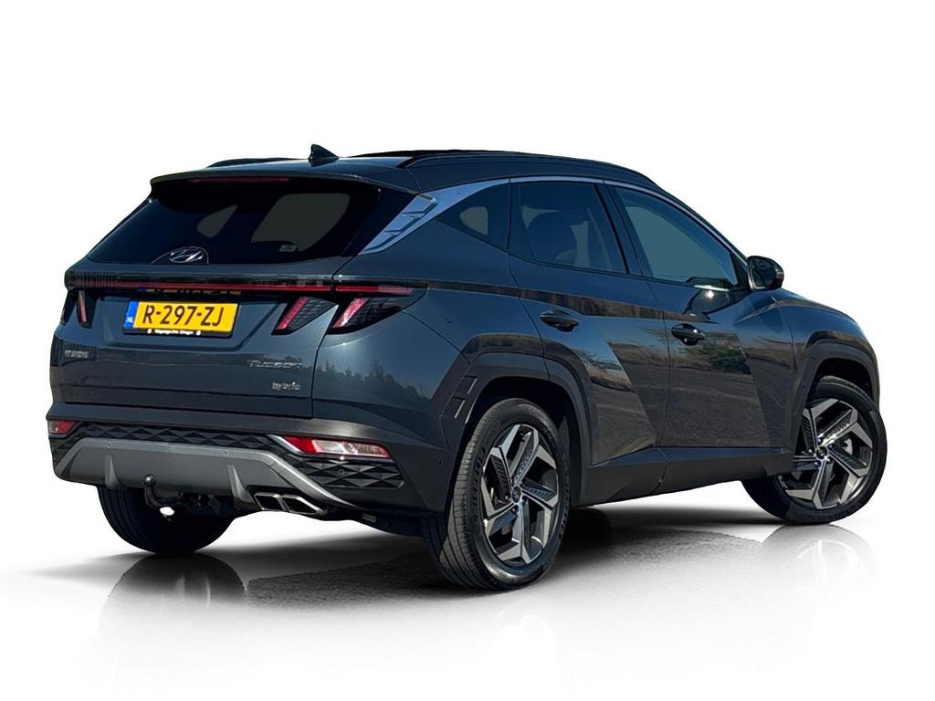 Hyundai Tucson 1.6 T-GDI HEV 230 PK Premium Sky  Pano, Gebruikt, Euro 6, 4 cilinders, Blauw