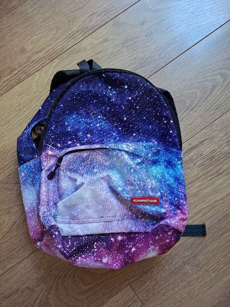 Galaxy schooltas / rugtas zgan, Overige merken, 40 cm of meer, Ophalen of Verzenden, Zo goed als nieuw