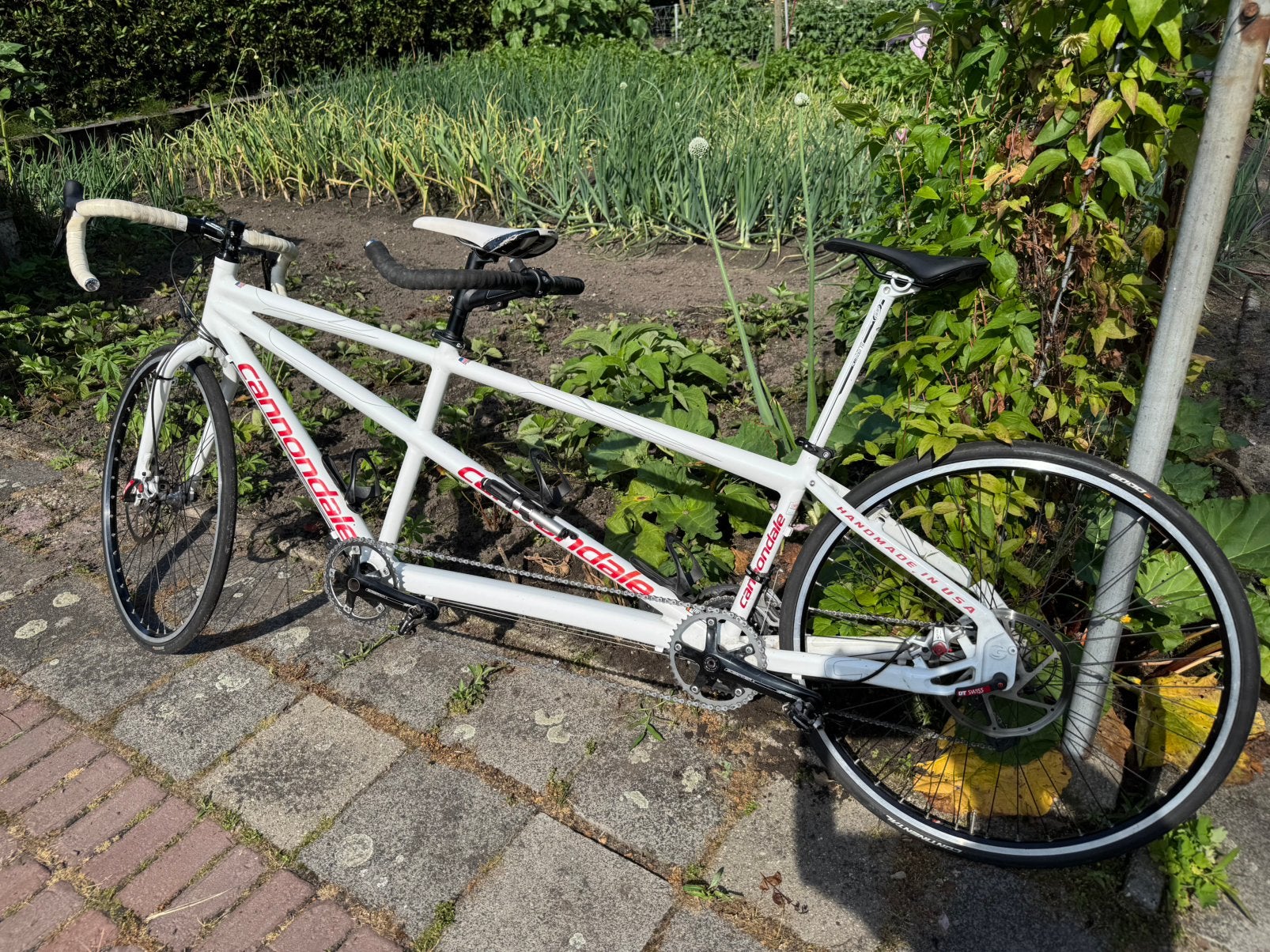 Cannondale Racetandem, Fietsen en Brommers, Fietsen | Tandems, Ophalen, Gebruikt, Meer dan 20 versnellingen, Schijfrem