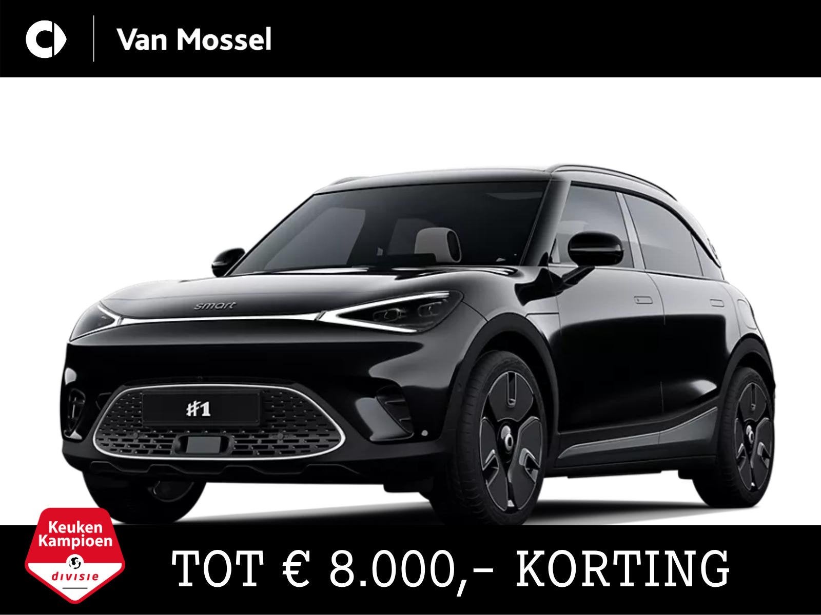 smart #1 Premium / Stoelverwarming / Achteruitrijcamera / Gl, Auto's, Automaat, Overige modellen, Wit, Nieuw