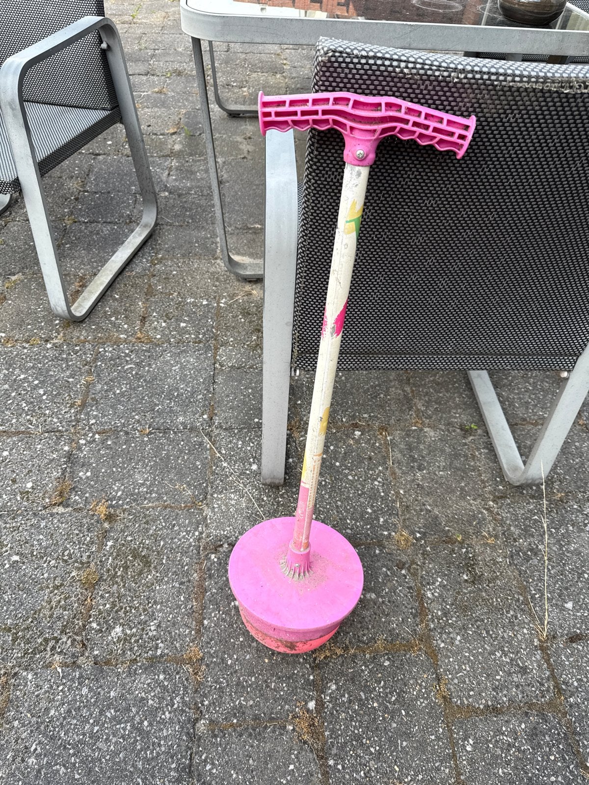 Roze Pogo Stick voor Kinderen, Ophalen of Verzenden, Gebruikt