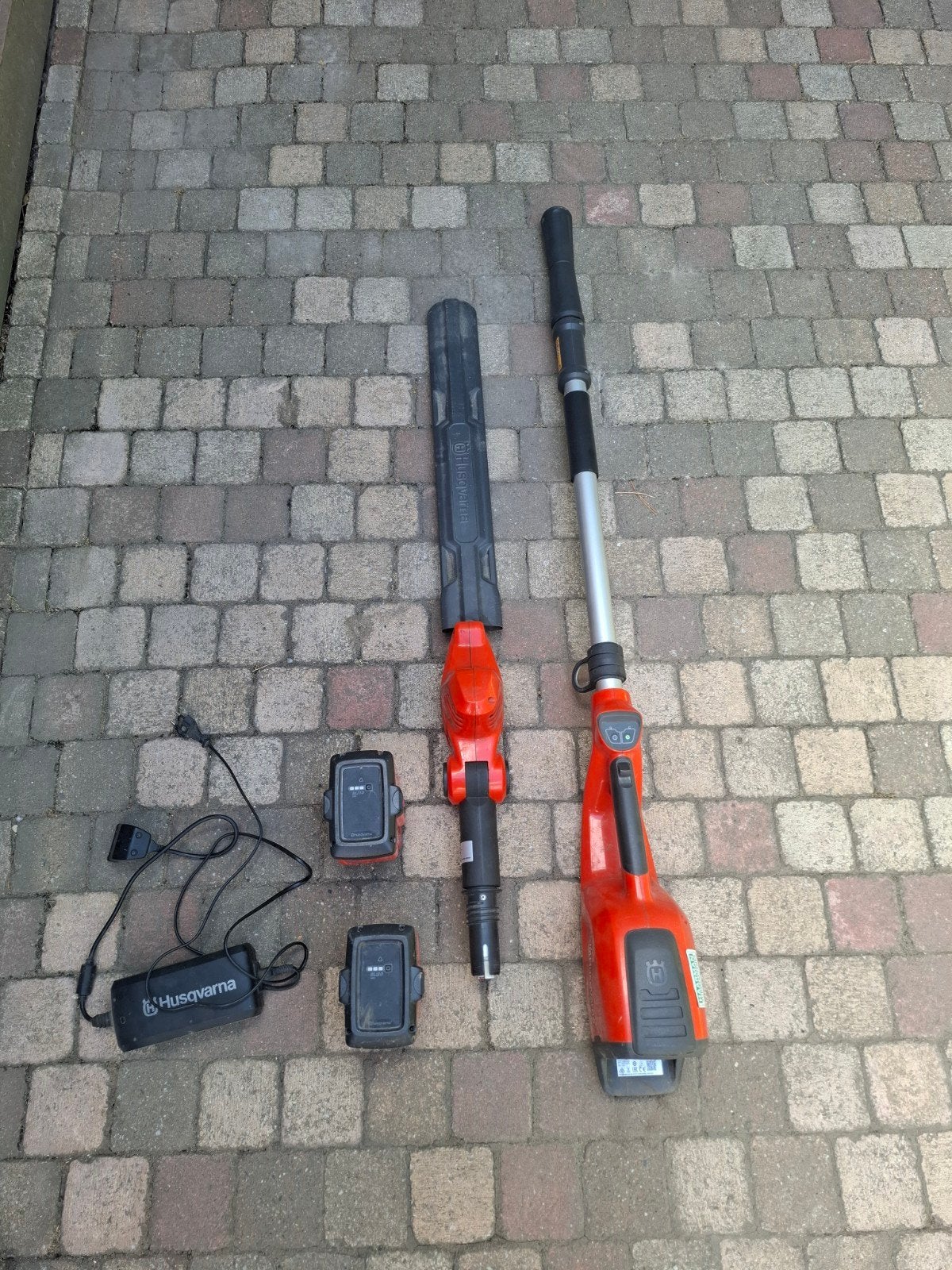 stokheggenschaar husqvarna te koop, Ophalen, Zo goed als nieuw, Accu, Husqvarna