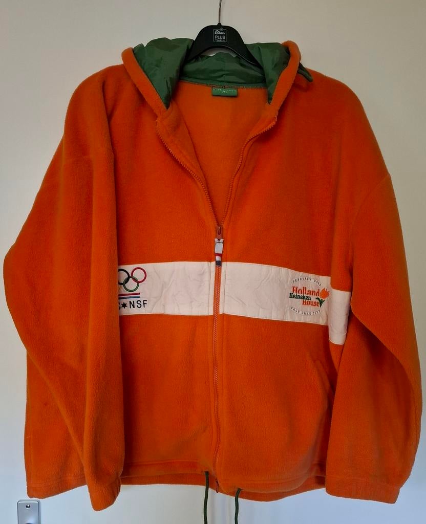 Oranje fleecevest olympische spelen, Ophalen of Verzenden, Oranje