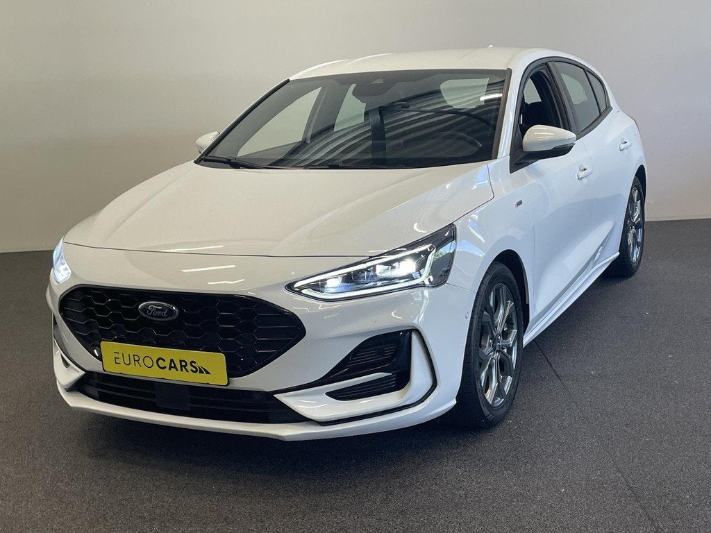 Ford Focus 1.0 Focus 125 PK HB ST-Line Automaat Navigatie Cl, Auto's, Gebruikt, Euro 6, 1337 kg, Wit