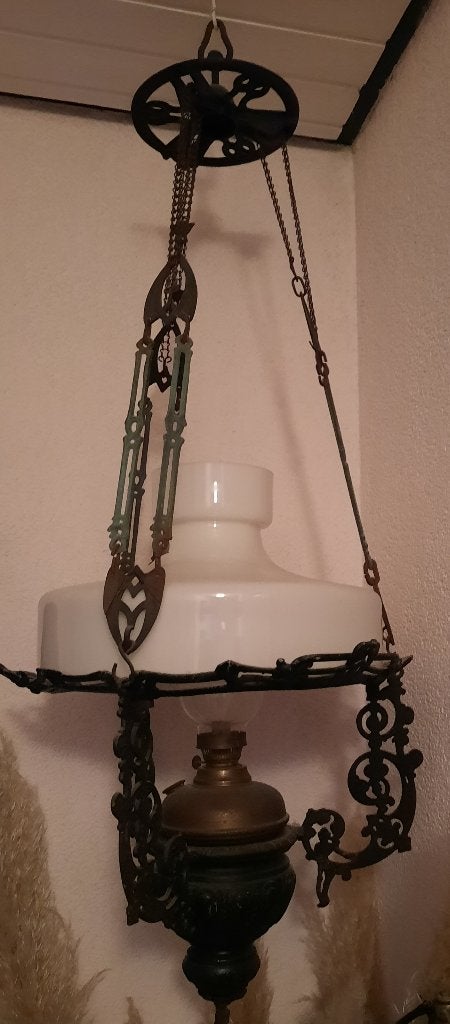 Olielamp (hang), Ophalen