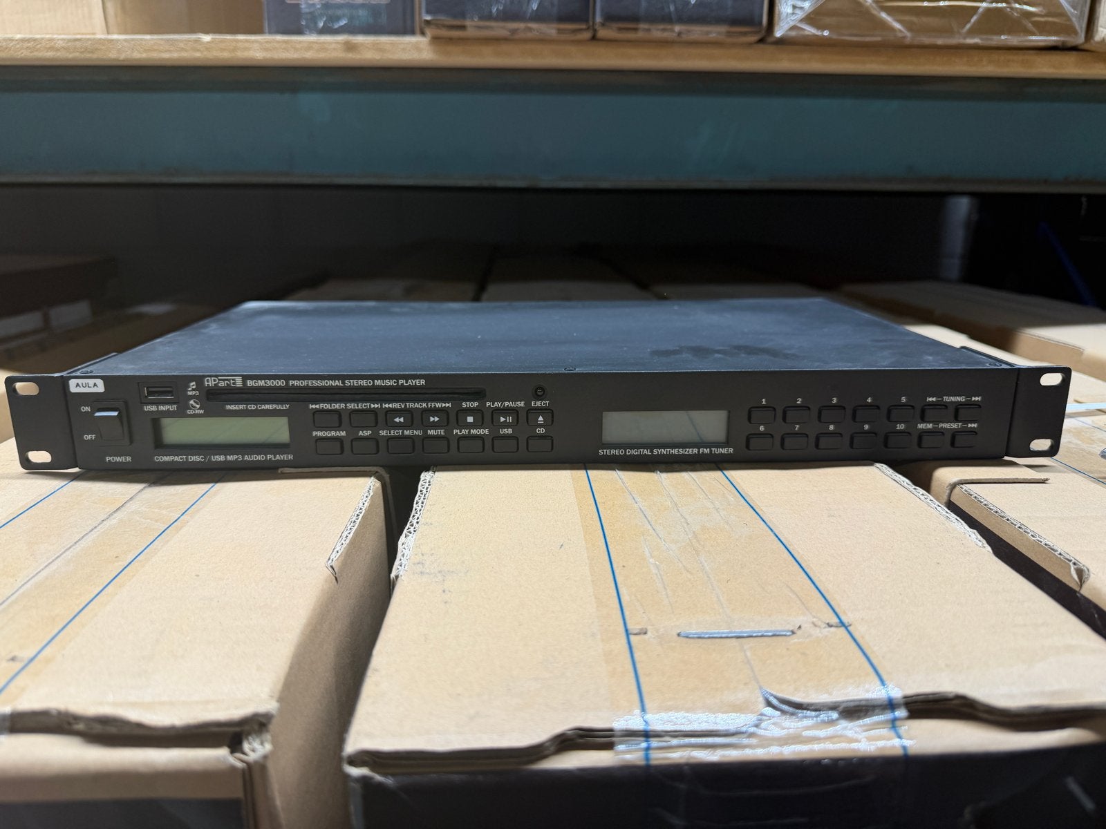 APart BGM3000 Professionele Stereo Muziekspeler, Audio, Tv en Foto, Cd-spelers, Ophalen of Verzenden, Gebruikt, Overige merken