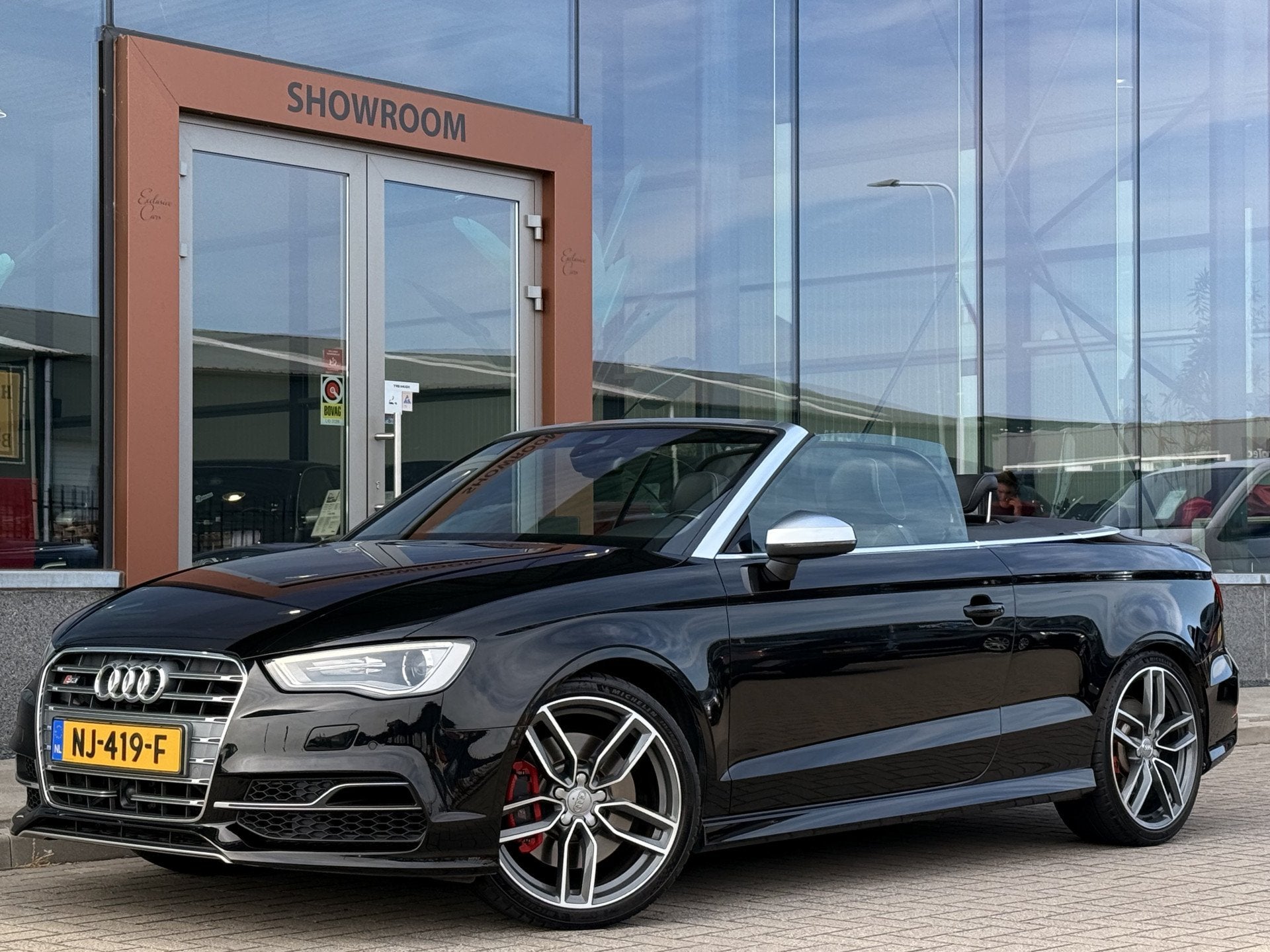 Audi A3 Cabriolet 2.0 TFSI S3 quattro | B&O | Lane assist |, Auto's, Audi, Automaat, Gebruikt, Zwart, Bedrijf