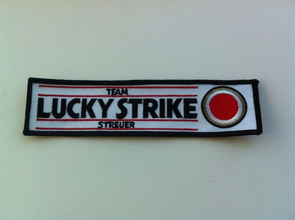 Egbert Streuer Team Lucky strike Streuer patch badge, Ophalen of Verzenden, Nieuw, Motoren