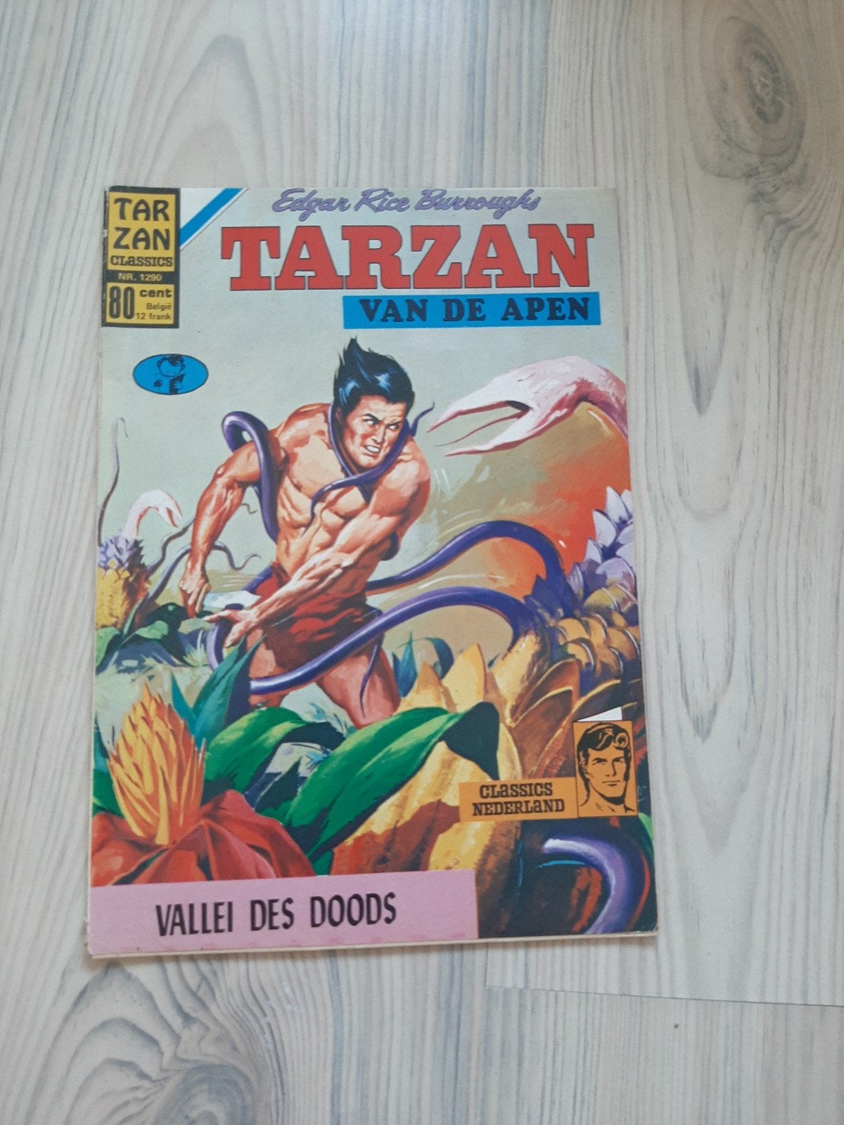 Tarzan van de Apen - Vallei des Doods stripboek, Boeken, Eén stripboek, Ophalen of Verzenden, Gelezen, Edgar Rice Burroughs