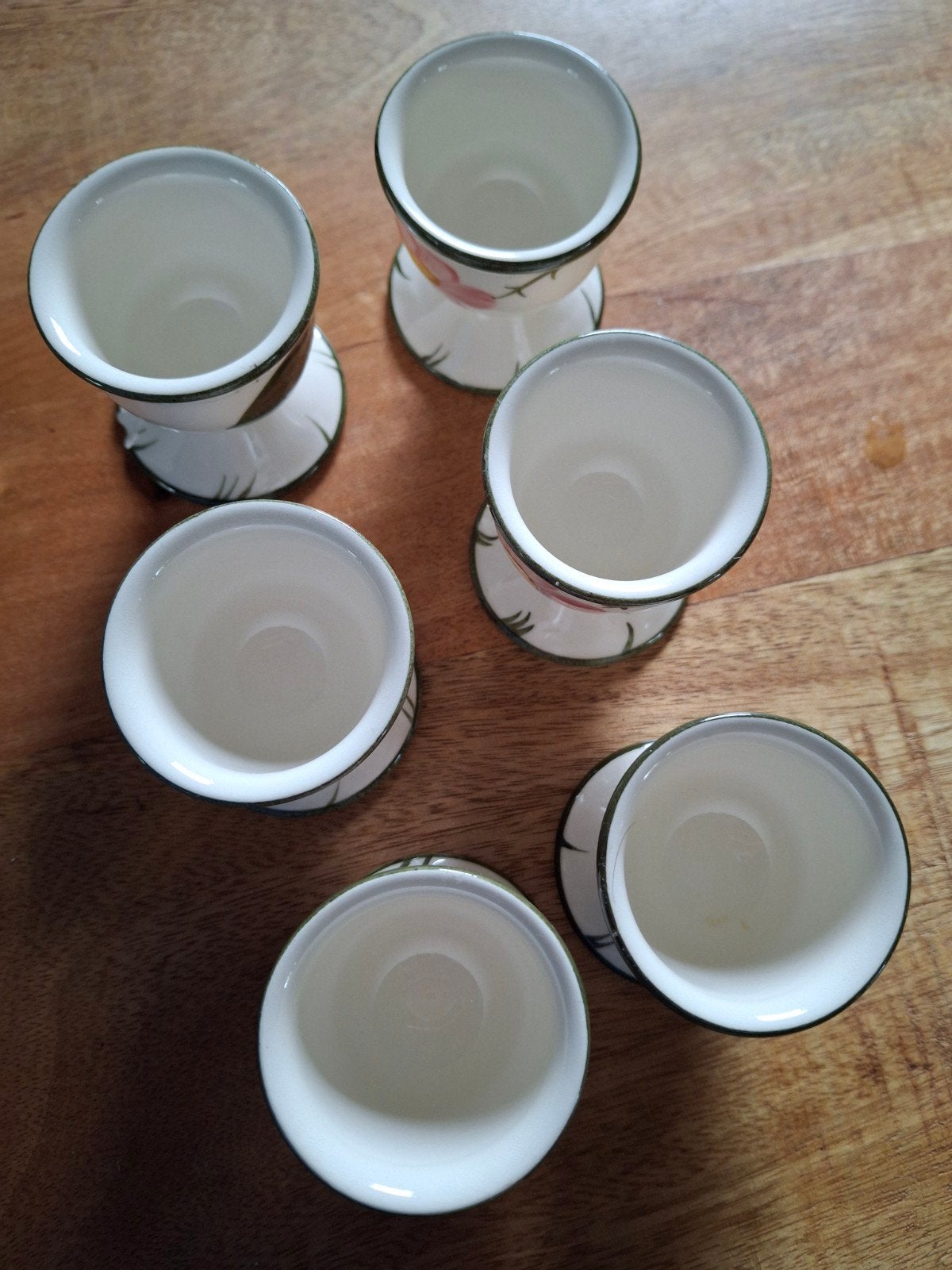 Villeroy & Boch Wild Rose eierdopjes (6 stuks), Huis en Inrichting, Gebruikt, Klassiek, Ophalen of Verzenden, Porselein