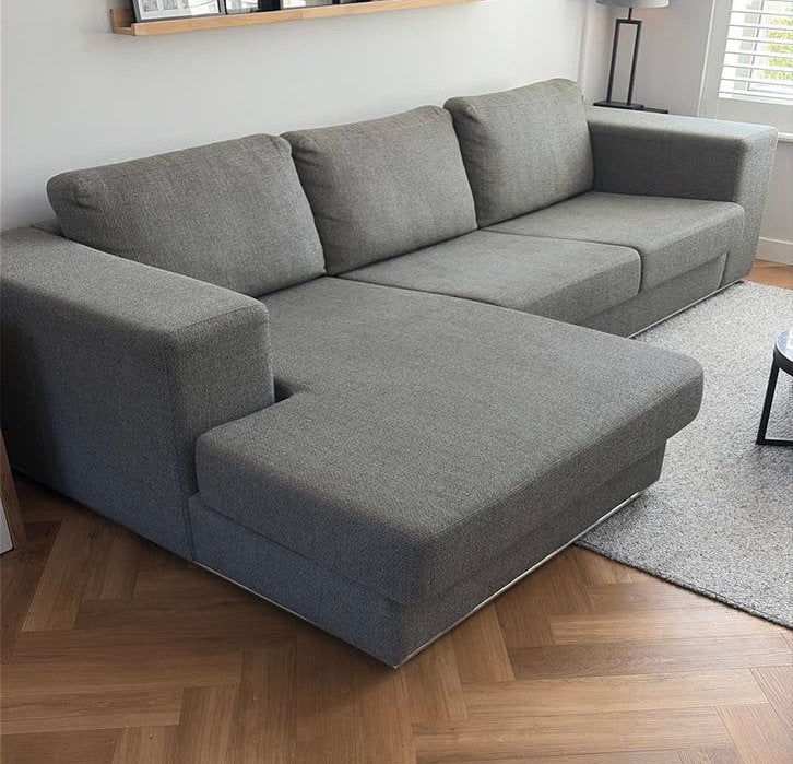 Goossens bank - Hoekbank - Chaise longue, Huis en Inrichting, Ophalen, 250 tot 300 cm, Hoekbank, 75 tot 100 cm