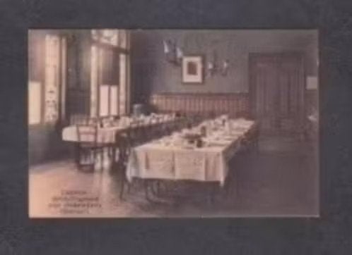 Lunteren Herstellingsoord voor Onderwijzers Eetzaal., Ophalen of Verzenden, Voor 1920, Ongelopen, Gelderland