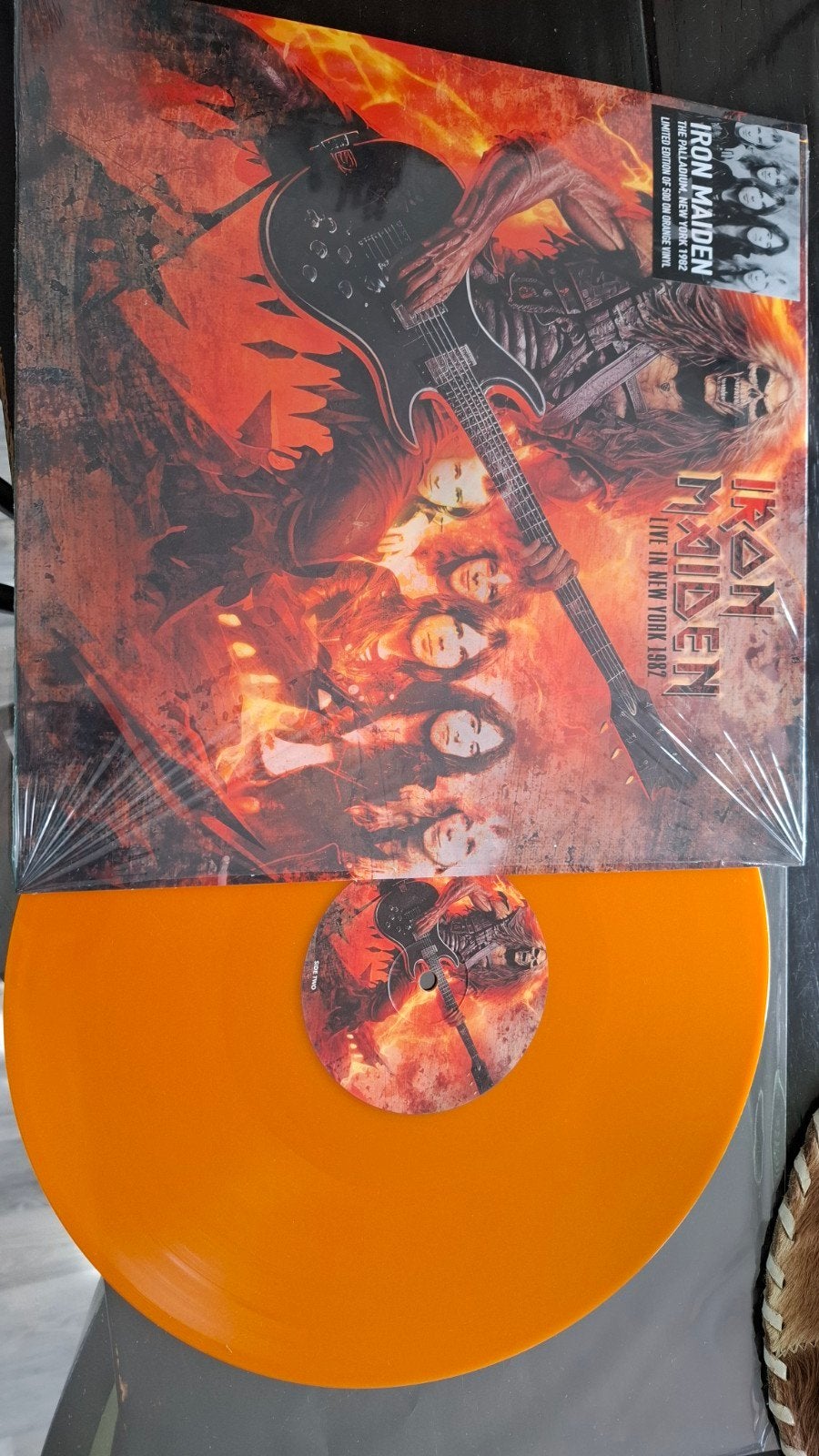Iron Maiden Live in New York 1982 - Oranje Vinyl LP, Cd's en Dvd's, Ophalen of Verzenden, Nieuw in verpakking, 12 inch, Poprock
