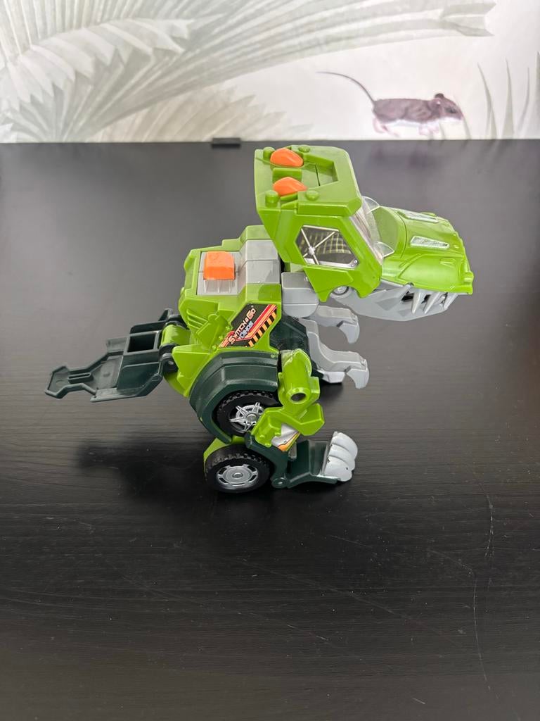 Dinosaurus Transformer Speelgoed Groen, Ophalen of Verzenden, Zo goed als nieuw