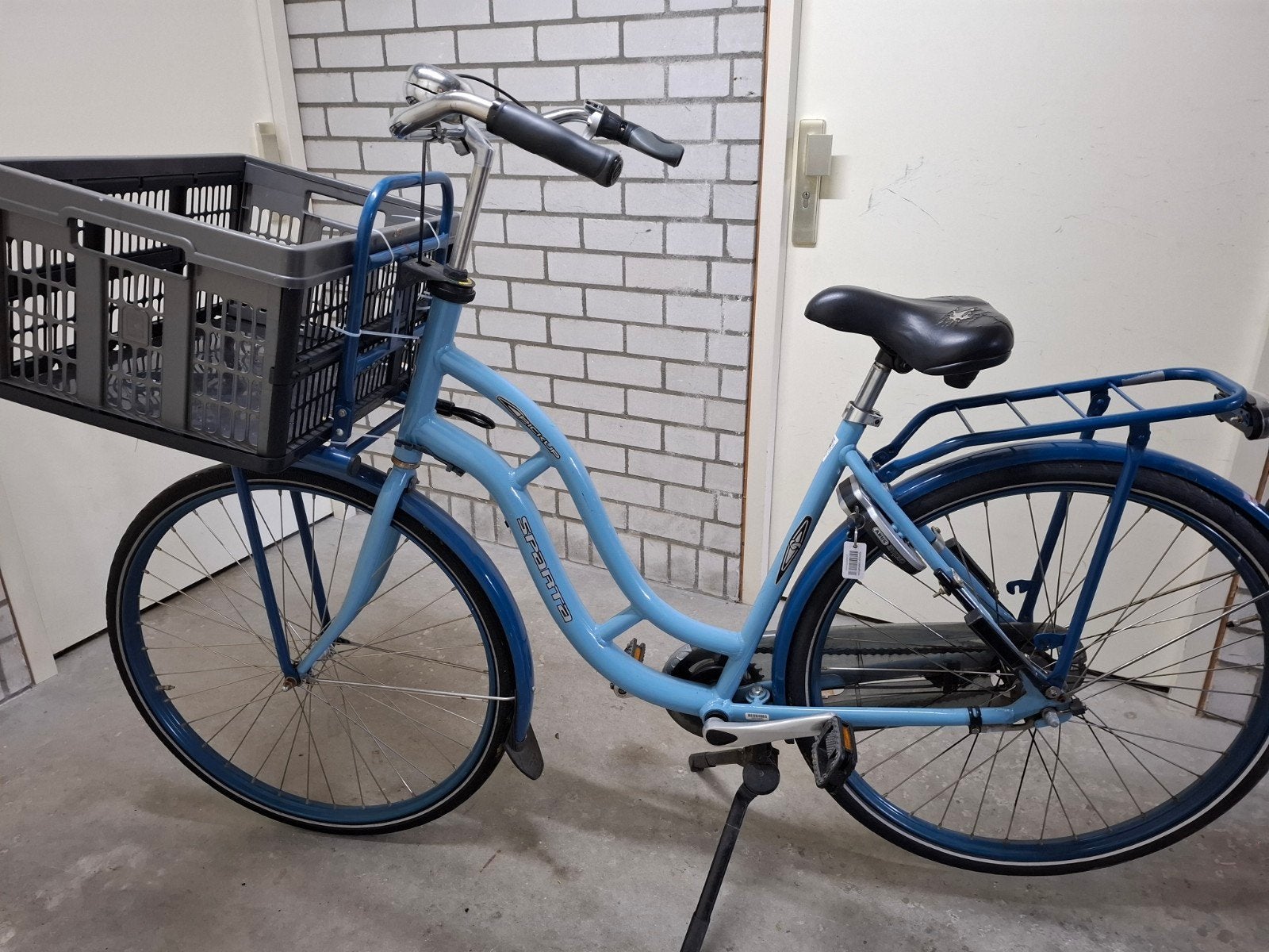 Sparta Pickup Transportfiets - Lichtblauw, Ophalen, Terugtraprem, Sparta, Versnellingen