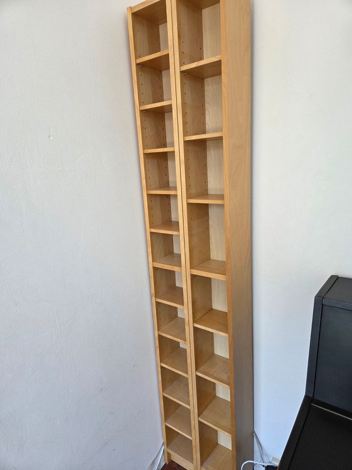 Ikea Benno cd/dvd kasten, beuken, 202 x 20 x 17 cm, Huis en Inrichting, Woonaccessoires | Cd- en Dvd-rekken, Ophalen, Gebruikt