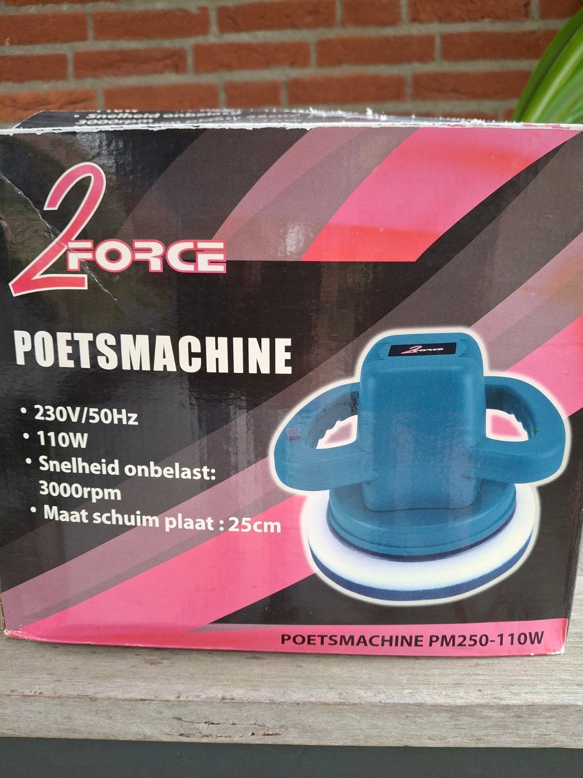 2 Force Poetsmachine PM250-110W, Ophalen of Verzenden