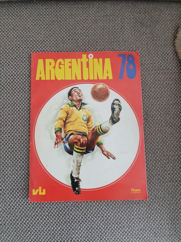 Vanderhout Argentina 78 compleet album, Ophalen of Verzenden, Buitenlandse clubs, Boek of Tijdschrift