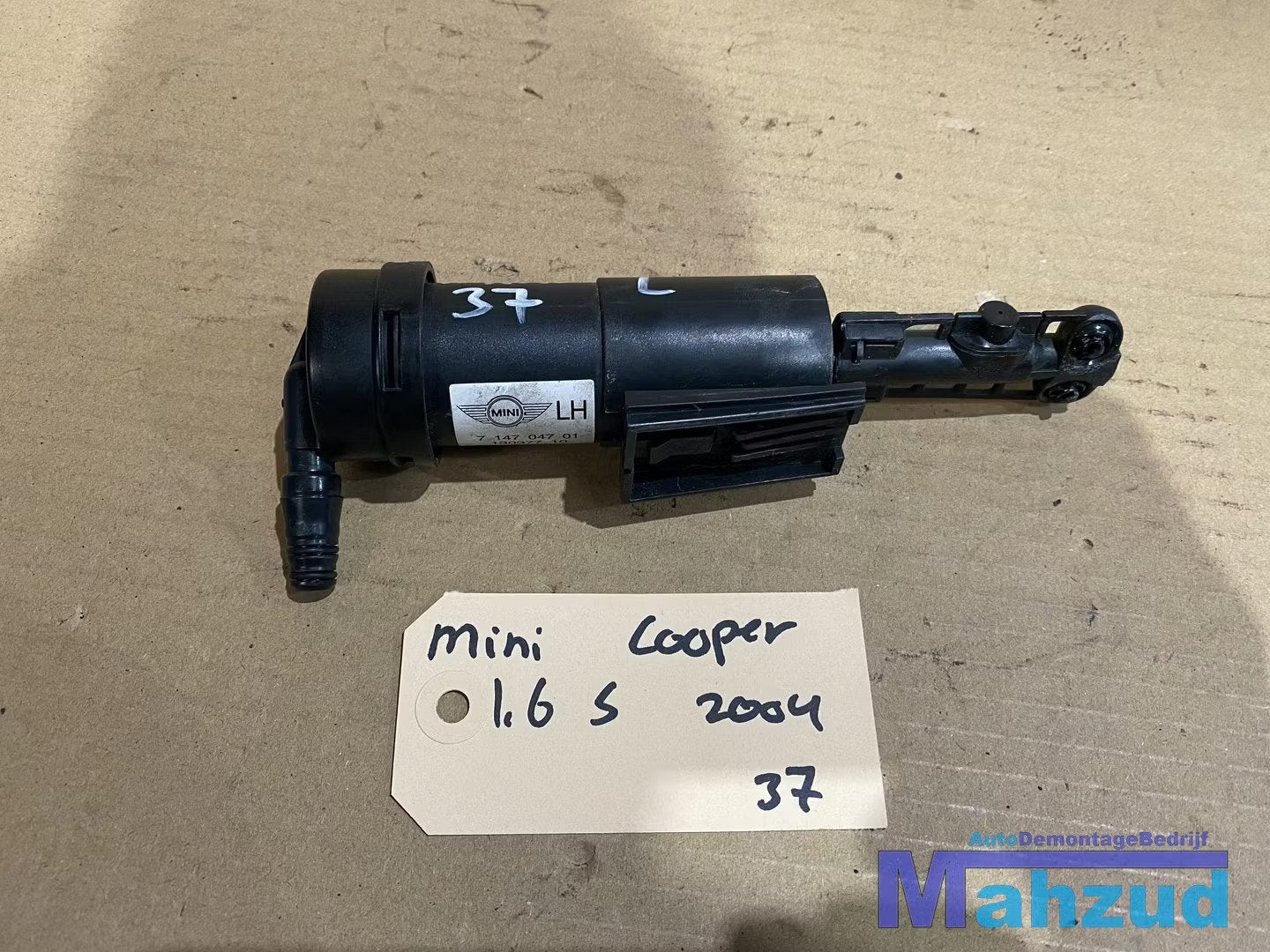 MINI COOPER S koplamp spoeier 2001-2006 714704701, Gebruikt, Ophalen of Verzenden, Customer.service@mini.co.uk, Mini