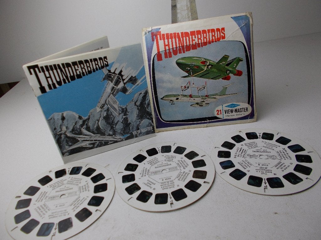1966 VIEWMASTER  THE THUNDERBIRDS. 3 Schijfjes! + NL BOEKJE!, Verzamelen, Retro, Ophalen of Verzenden, Overige typen