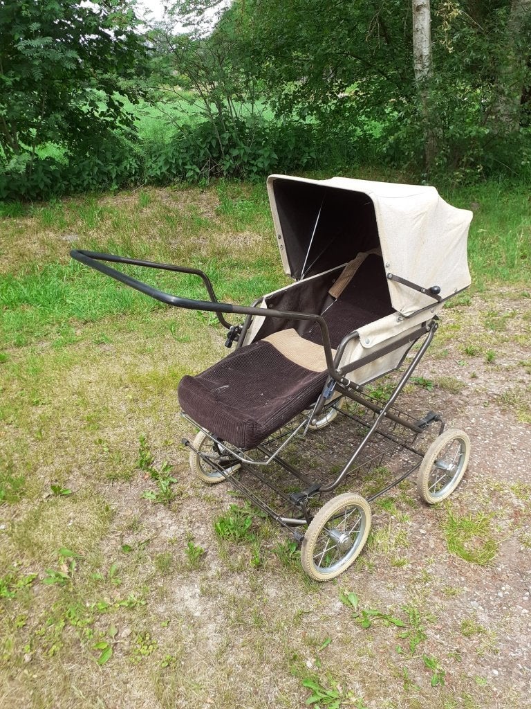 Goede retro kinderwagen / combiwagen (1977), met reiswieg, Overige merken, Gebruikt, Ophalen of Verzenden, Combiwagen