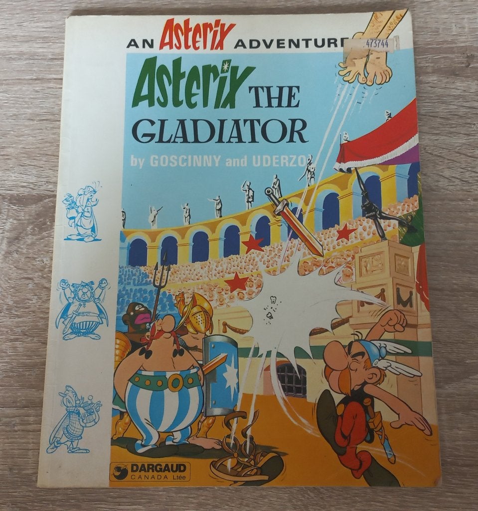 Asterix the Gladiator (Engels, 1980), Boeken, Gelezen, Eén stripboek, Ophalen of Verzenden, Goscinny & Uderzo