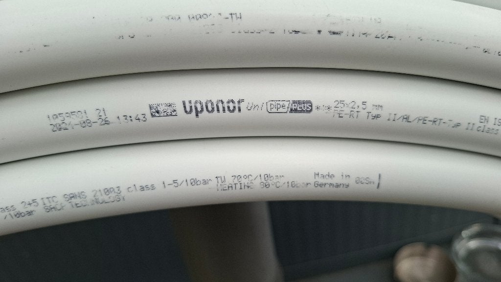 Uponor 25mm buis Meerlagen buis water leidingen NIEUW, Ophalen, ,, Overige typen, Nieuw