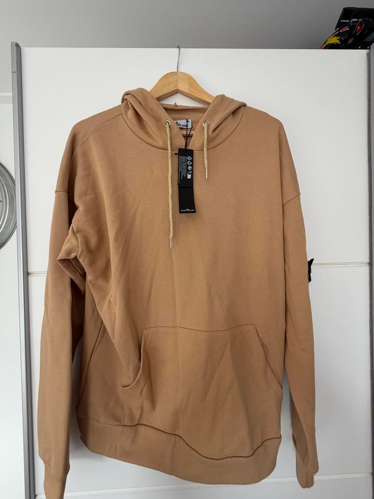 Stone Island Hoodie Beige - Nieuw met labels, Ophalen of Verzenden, Nieuw, Maat 48/50 (M), Beige