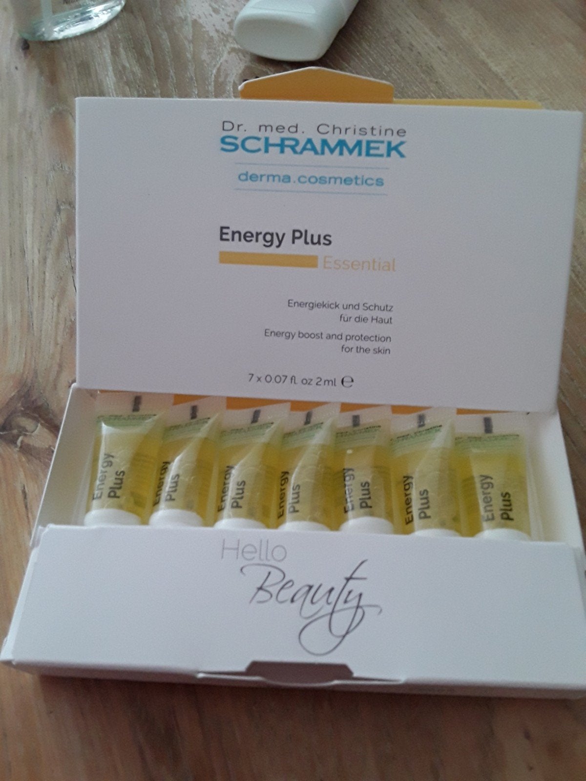 Dr. Schrammek Energy Plus Essential Ampullen. nieuw in doos, Ophalen of Verzenden, Nieuw, Gehele gezicht, Verzorging