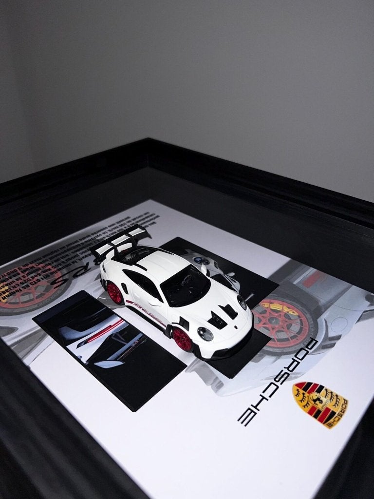 Hotwheels Porsche GT3 RS 992 frame, Ophalen of Verzenden, Nieuw, Hot Wheels