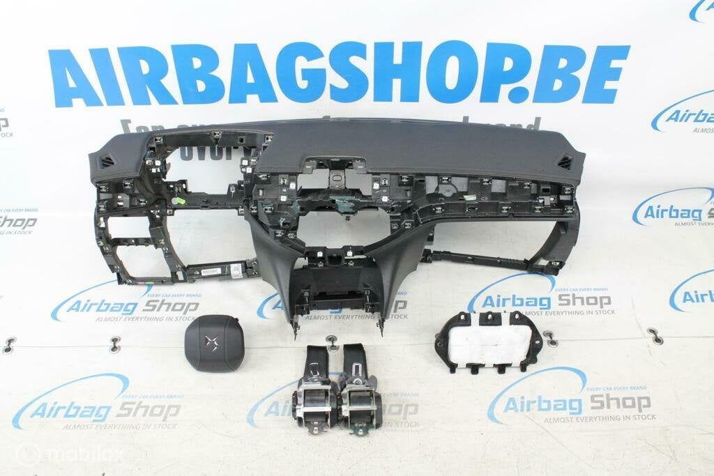 Airbag set Dashboard zwart Citroen DS3 Crossback 2018-heden, Gebruikt, Ophalen of Verzenden