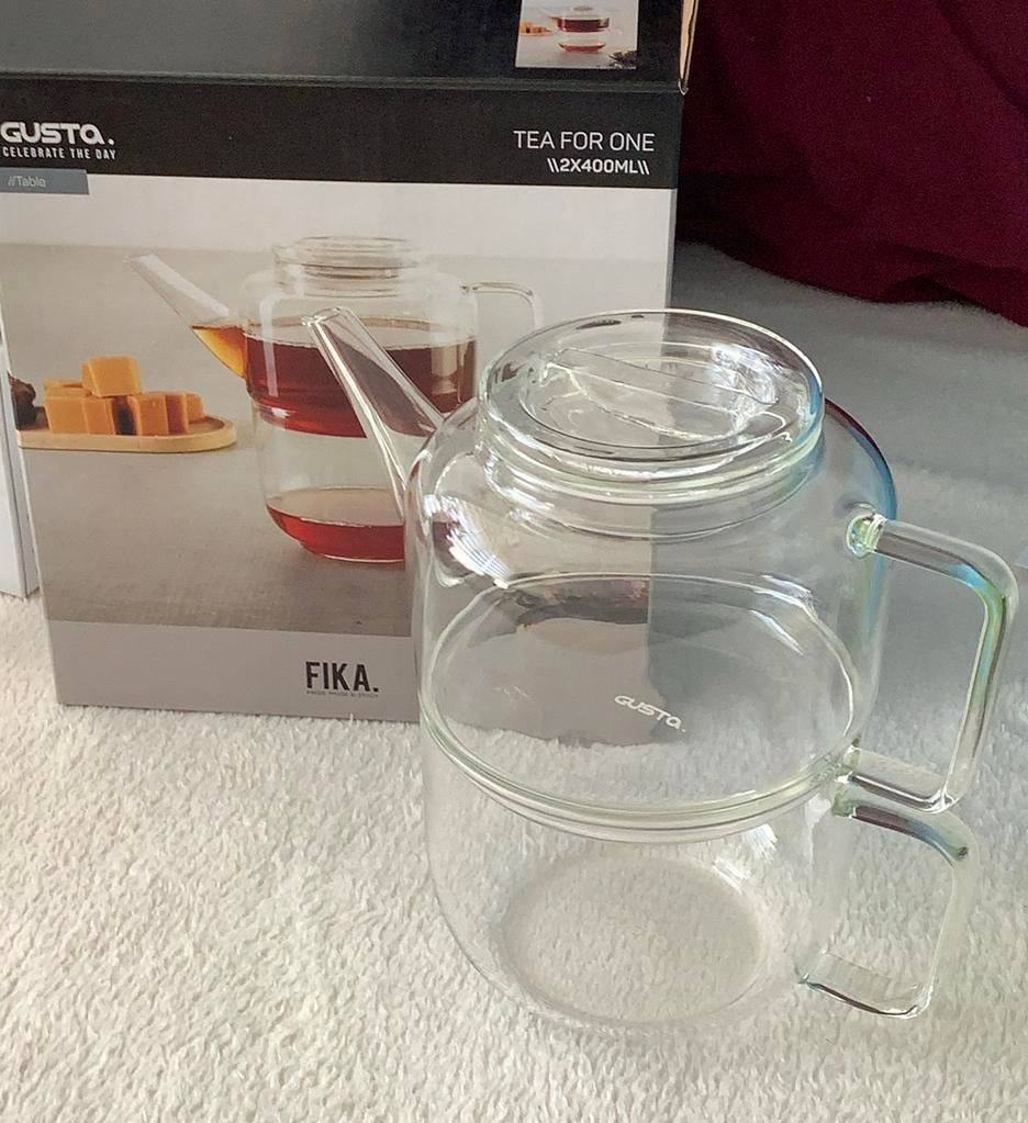 Tea for one glazen set, Ophalen, Nieuw, Gusta, Glas