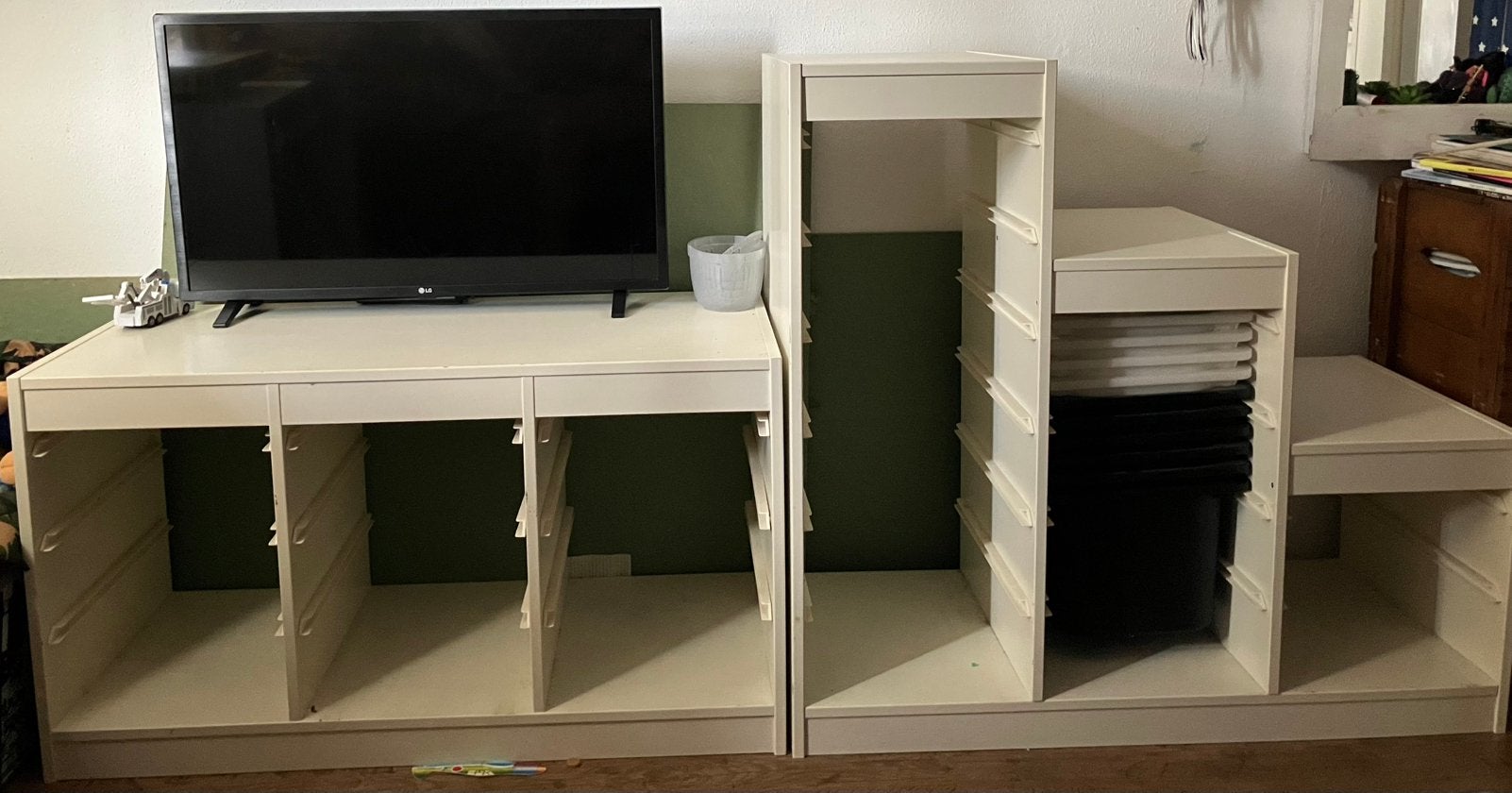 Ikea kasten inclusief opbergdozen, Ophalen, Zo goed als nieuw, 25 tot 50 cm, Minder dan 100 cm