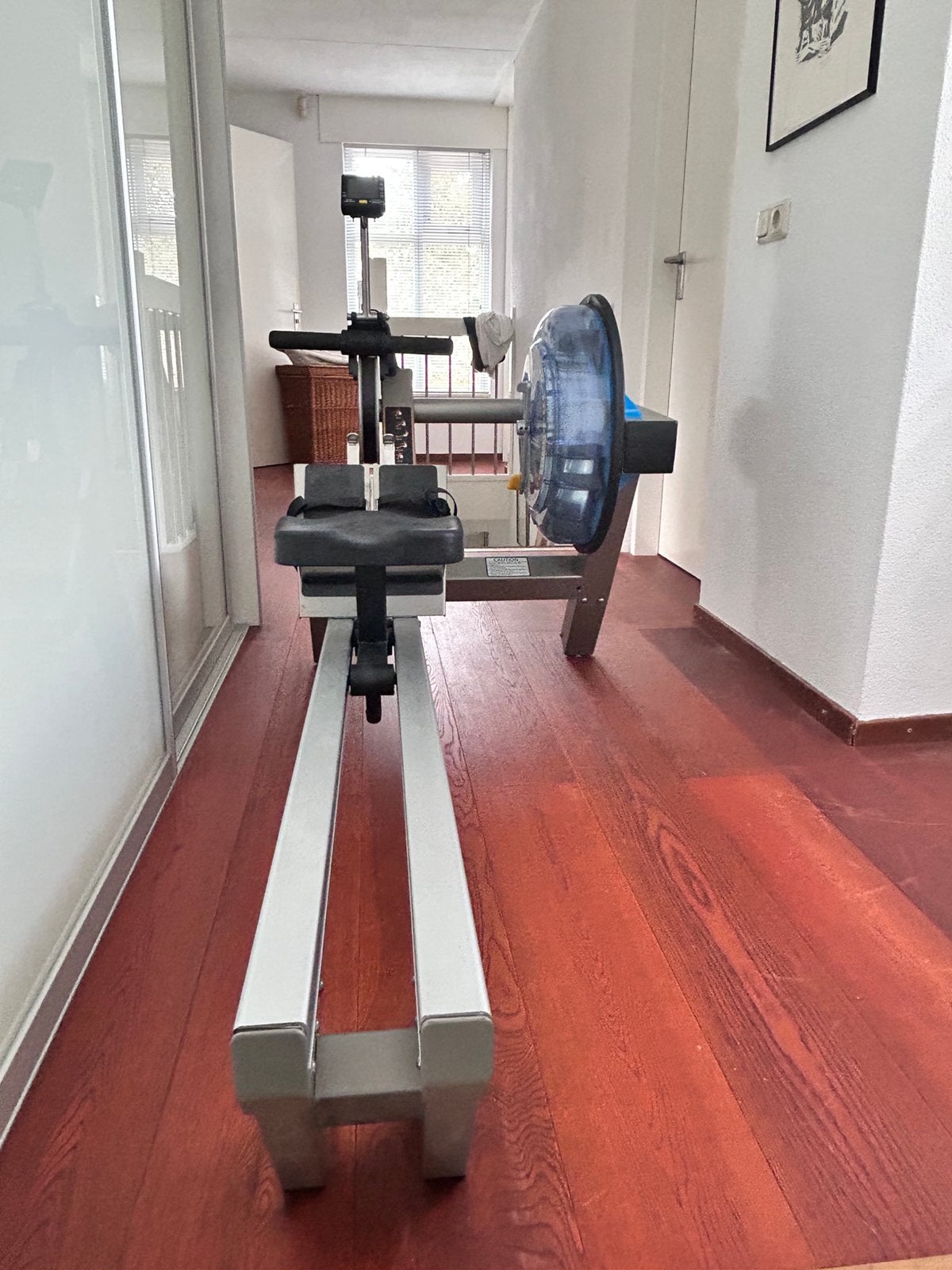 Roeitrainer, Ophalen, Zo goed als nieuw, Aluminium, Roeitrainer
