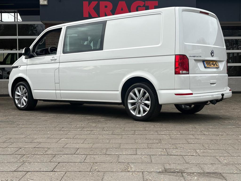 Volkswagen Transporter 2.0 TDI L2H1|NAP|DUBBELCABINE|airco|c, Voorwielaandrijving, Gebruikt, 4 cilinders, Wit