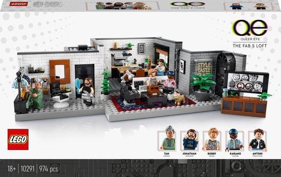 LEGO 10291 Queer Eye – De Fab 5 loft (sealed), Ophalen of Verzenden, Nieuw