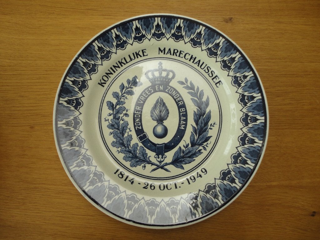 militair Bord 3 juli 1949, Ophalen of Verzenden, Marechaussee, Nederland, Kunstobject