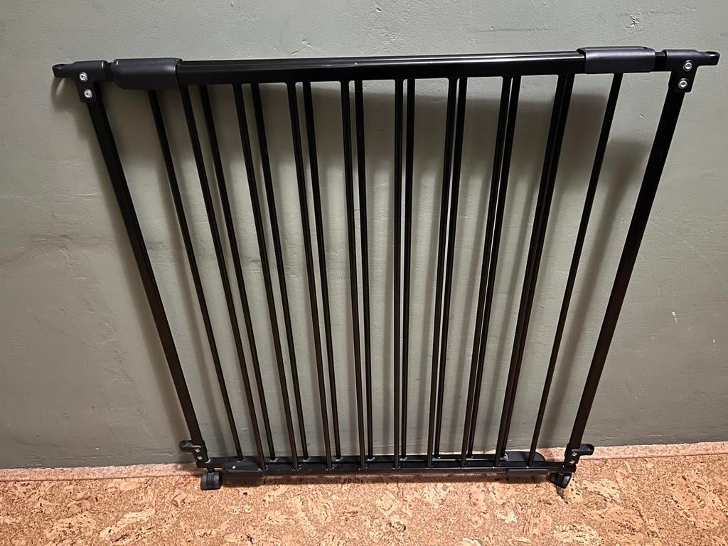 SafetyThings SG-86 Traphekje 84-130cm breed Zwart stair gate, Ophalen, Metaal of IJzer, Minder dan 100 cm, Klemhekje