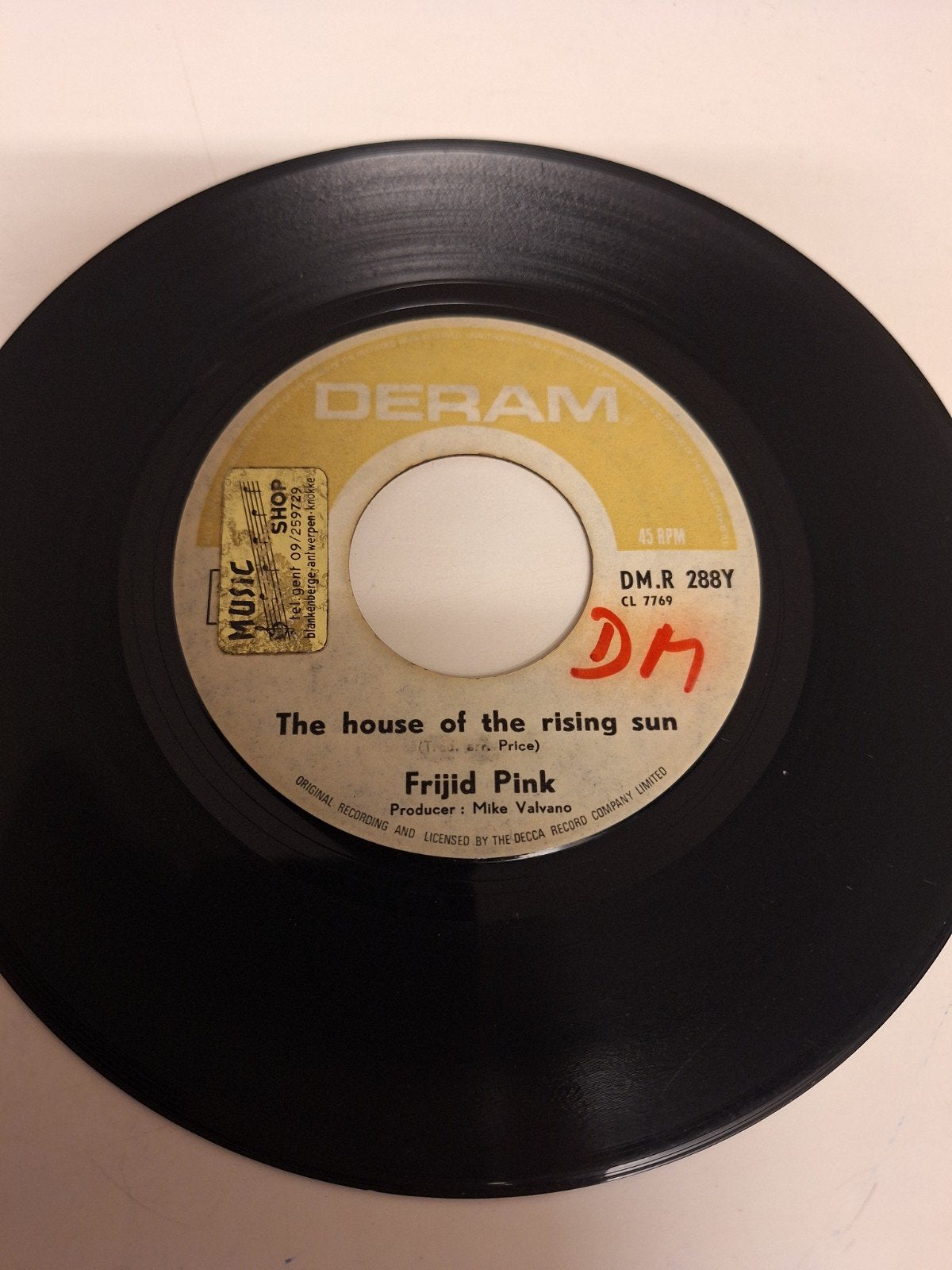 Frijid Pink - The house ofvthe rising sun, 1969., Cd's en Dvd's, Verzenden, 7 inch, Poprock