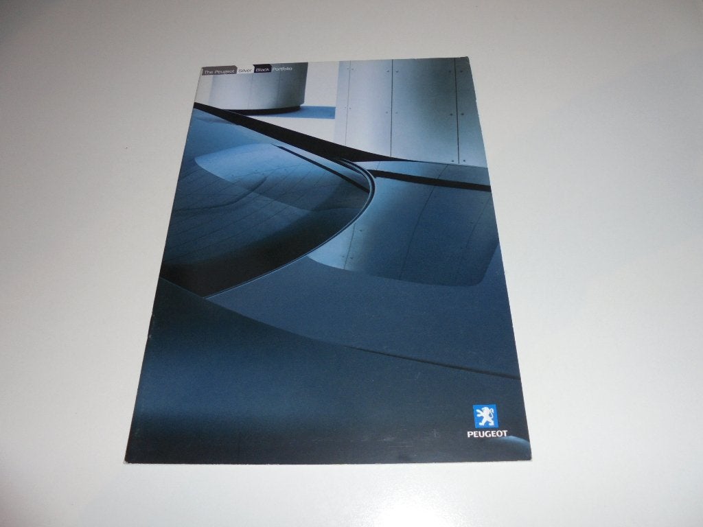 brochure Peugeot 206/406 Coupé Silver & Black Edition 2002, Ophalen of Verzenden, Nieuw, Peugeot