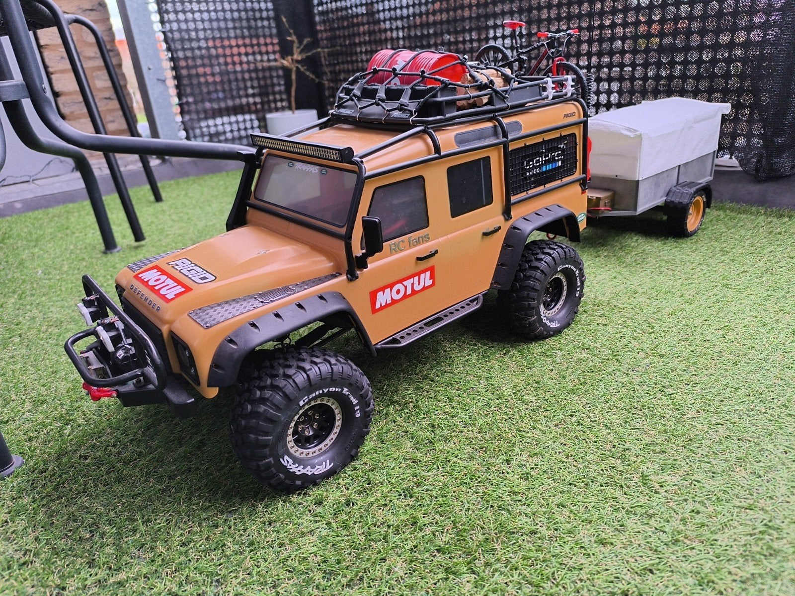 Land Rover Defender TRX-4 Traxxas, Spartan, Hobby en Vrije tijd, Auto offroad, Zo goed als nieuw, Schaal 1:10, RTR (Ready to Run)