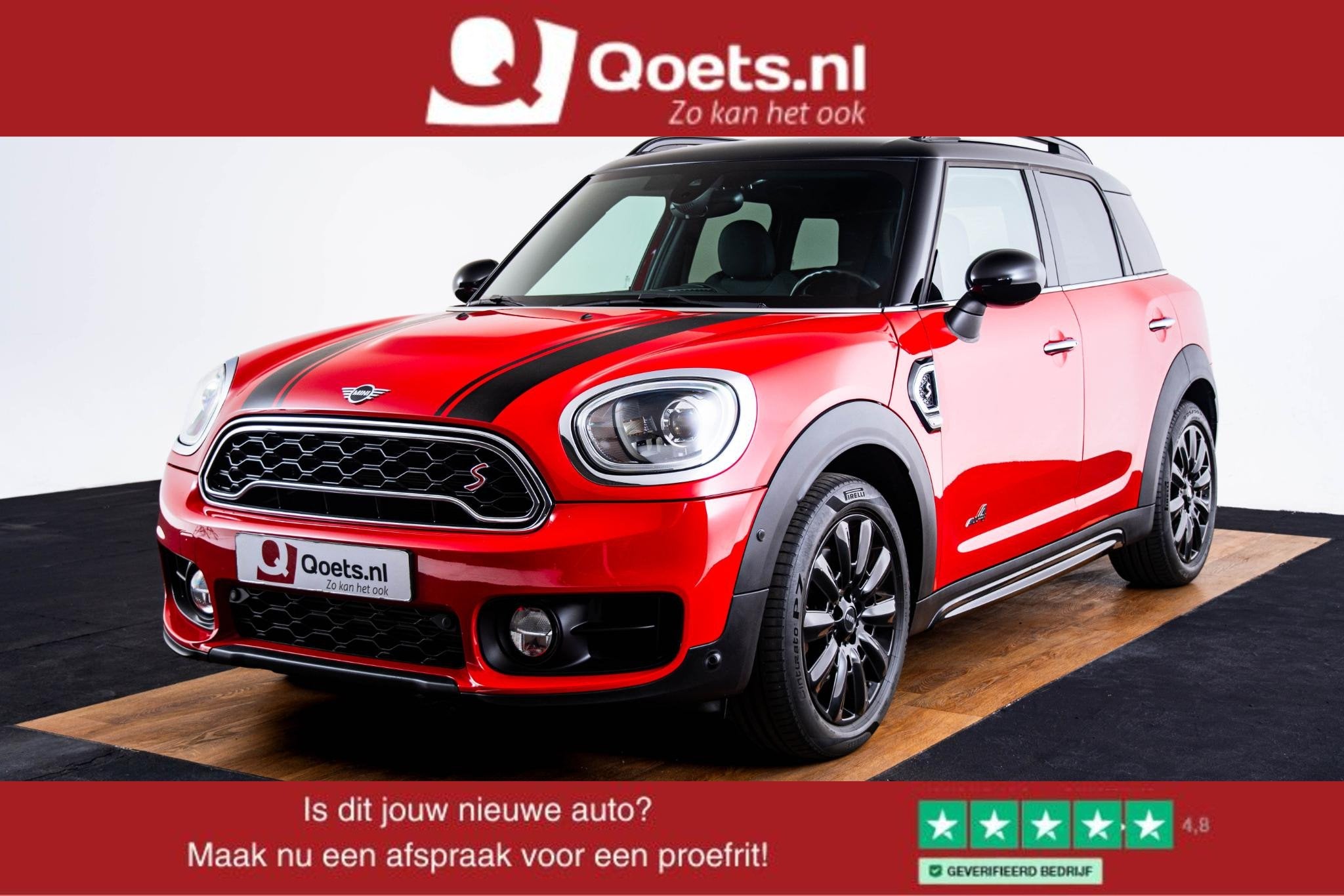 MINI Countryman 2.0 Cooper S ALL4 Salt Trekhaak - Camera - C, Automaat, Stof, 1505 kg, Vierwielaandrijving