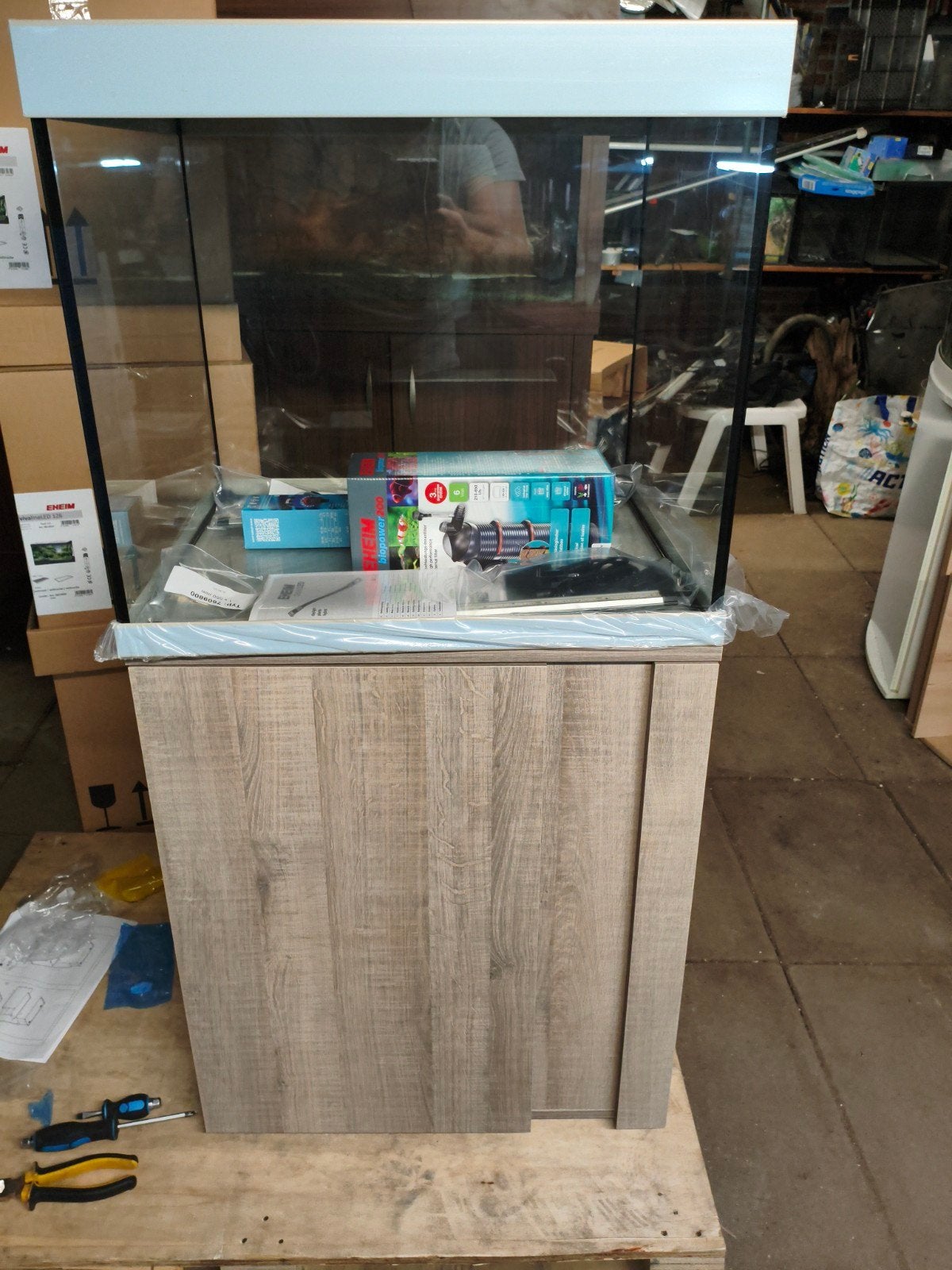 eheim vivaline led 150, Nieuw, Ophalen of Verzenden, Leeg aquarium, Inclusief toebehoren