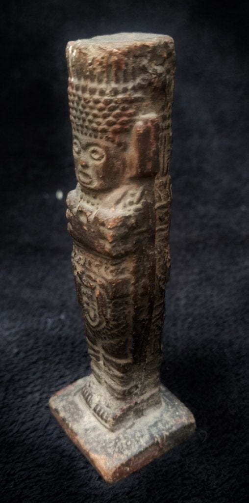 Primitief beeldje -Tribal art - Grafgeschenk - Bodemvondst?, Minder dan 20 cm, Gepatineerd, Ophalen of Verzenden, Steen of Keramiek