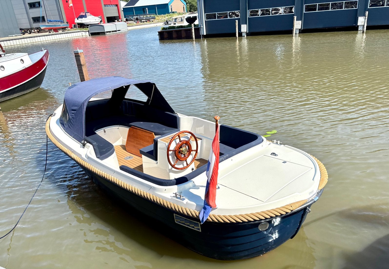 Oudhuijzer 575 sloep | Electrisch varen | 2019, Ophalen, Gebruikt, Kabelaring, Elektrisch