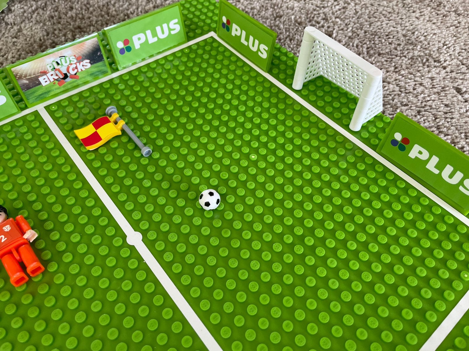 Voetbal Plus bricks, EK -WK voetbal, voetbalveld, Plus, Ophalen of Verzenden