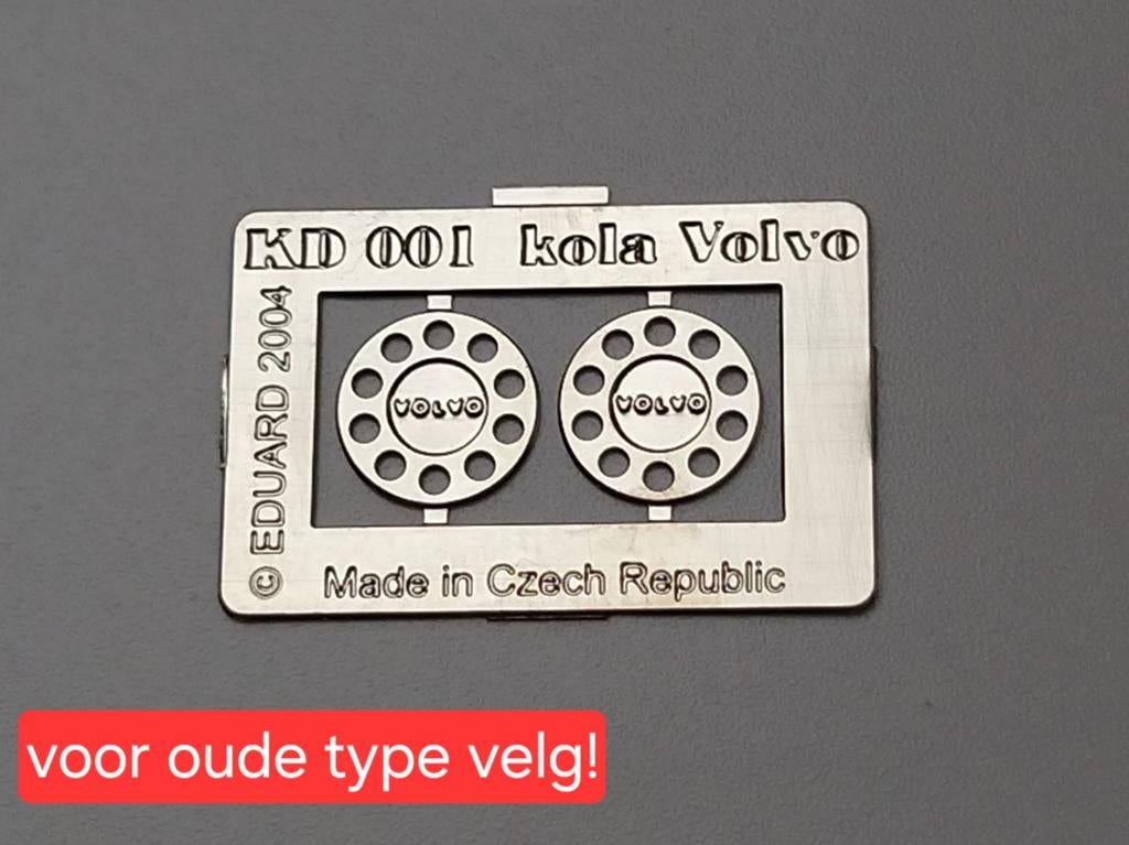 Wielplaten chroom VOLVO (voor OUDE type velg!), Ophalen of Verzenden, Nieuw, Bus of Vrachtwagen, Tekno