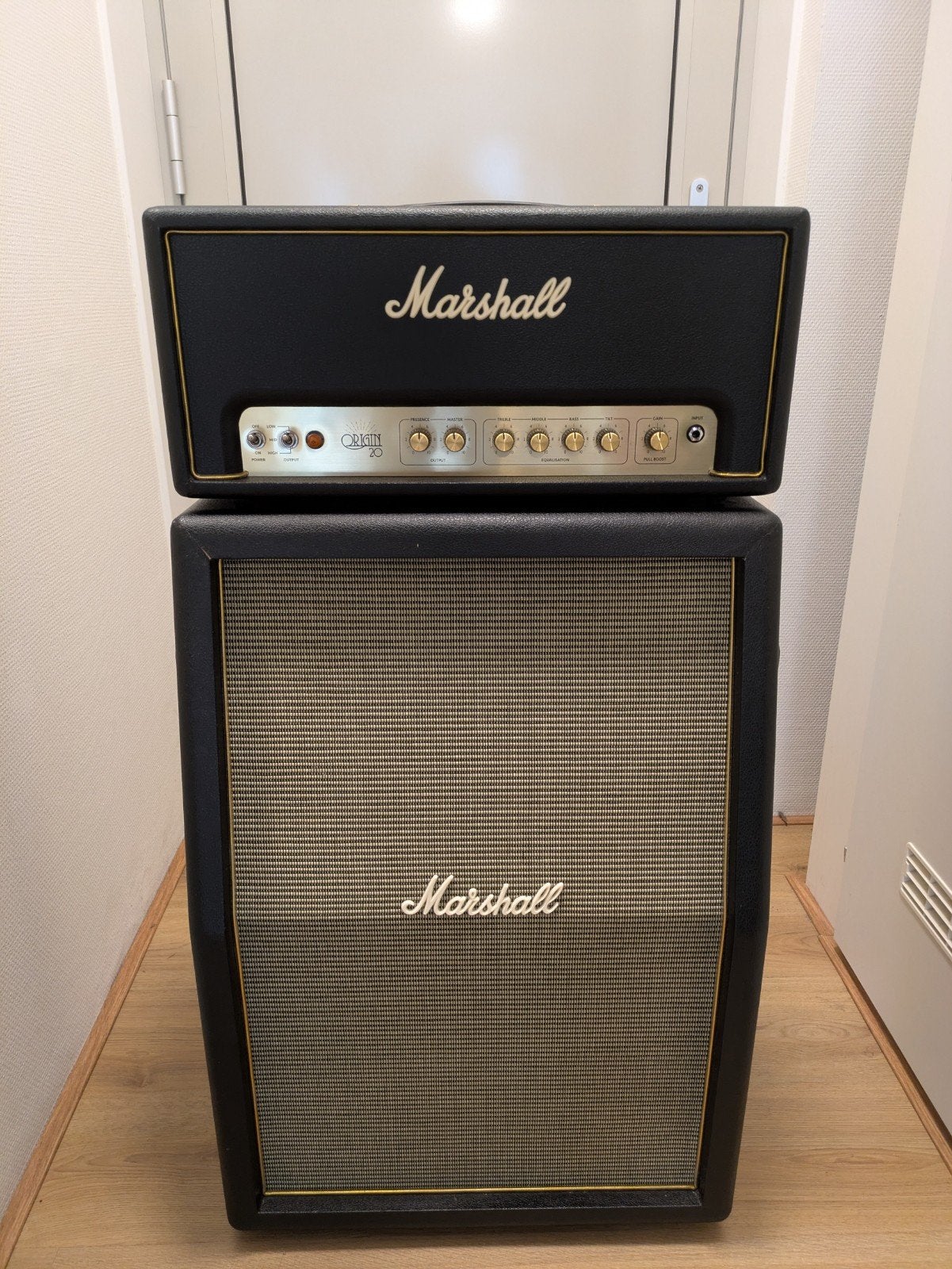 Marshall Origin 20H head en 212A cabinet, Muziek en Instrumenten, Ophalen